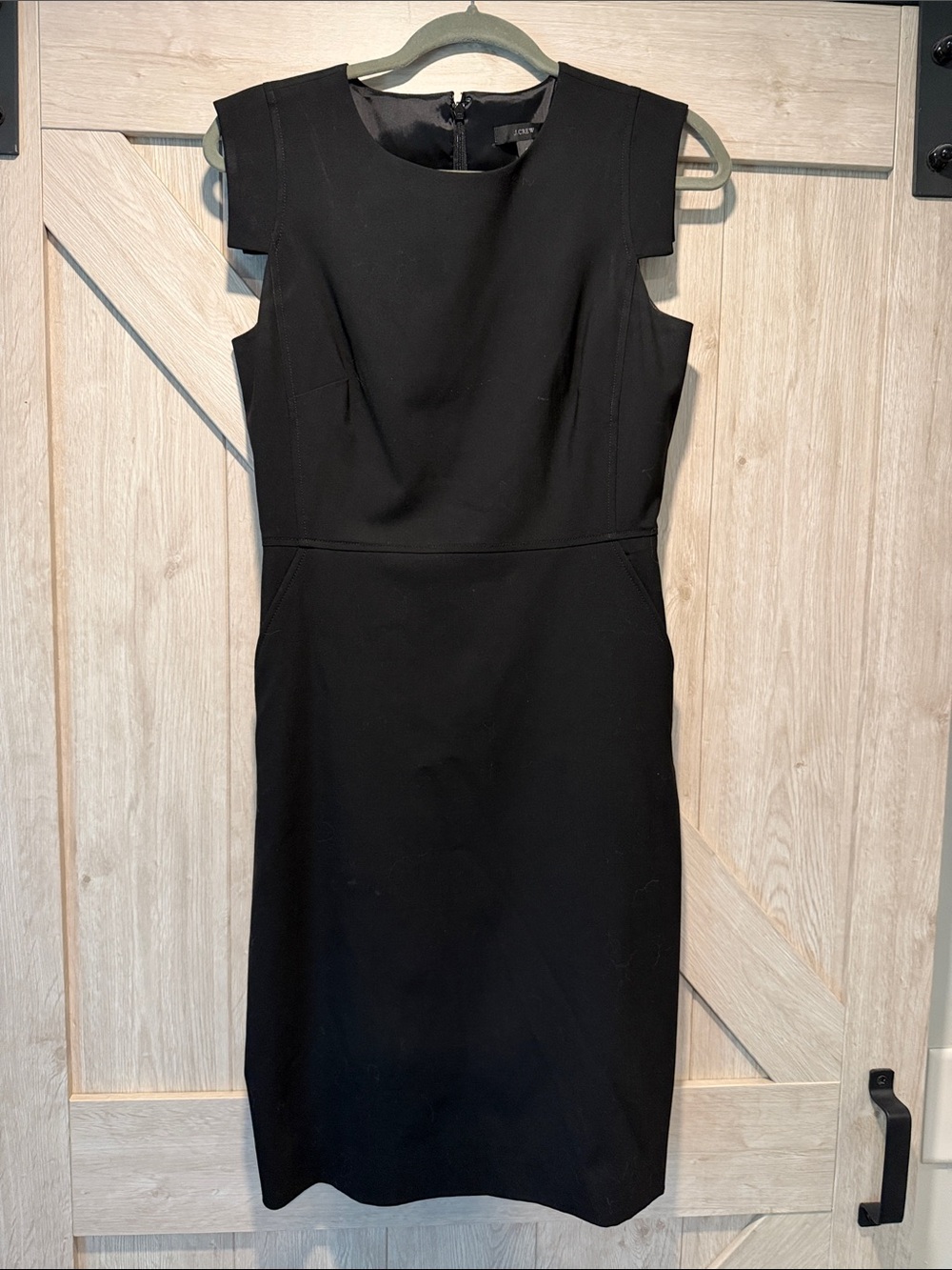 Classic Black Sheath Dress - JCrew